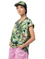 Bluzki damskie - Jack Wolfskin Damska bluzka Paradise W Midnight Blue All Over XS 1403401 - miniaturka - grafika 1