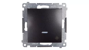 Kontakt Kontakt_Simon Łącznik krzyżowy z podświetleniem LED (moduł) 10AX. 250V. szybkozłącza antracyt DW7L.01/48 - Wyłączniki światła i elektryczne - miniaturka - grafika 1