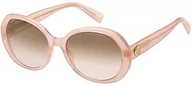 Okulary przeciwsłoneczne - Marc Jacobs Marc 378/S 9O Okulary, Pink/BW Marrone, 56 Kobiety, Pink/Bw Brązowy, 56 - miniaturka - grafika 1