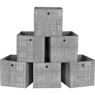 Pudła i pojemniki do przechowywania - Zestaw 6 pudełek materiałowych składane. - miniaturka - grafika 1