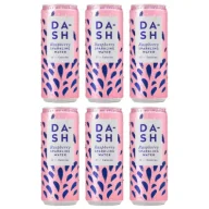 Woda - Da-sh Water Woda gazowana Malina zestaw 6 x 330 ml - miniaturka - grafika 1