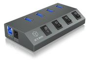 Huby USB - RaidSonic HUB USB RaidSonic IB-HUB1405 - miniaturka - grafika 1