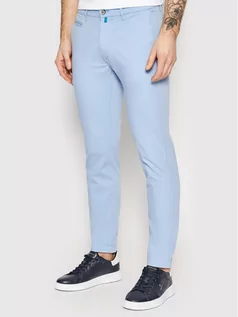 Spodnie męskie - Pierre Cardin Spodnie materiałowe C3 33757/000/4002 Niebieski Modern Fit - grafika 1