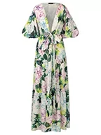 Sukienki - ApartFashion Sukienka damska, Zielony wielokolorowy, 34 - miniaturka - grafika 1