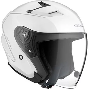 Sena OUTSTAR-GW00M inteligentny kask, biały połysk, M - Kaski motocyklowe - miniaturka - grafika 1