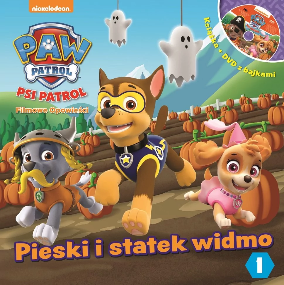 Psi Patrol 1 Pieski i statek widmo + DVD - Praca zbiorowa