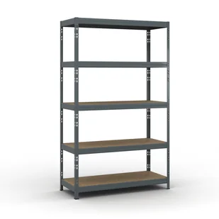 B2B Partner Regał półkowy 1966 x 1200 x 500 mm, nośność 280 kg 540029 - Szafy i regały magazynowe - miniaturka - grafika 1