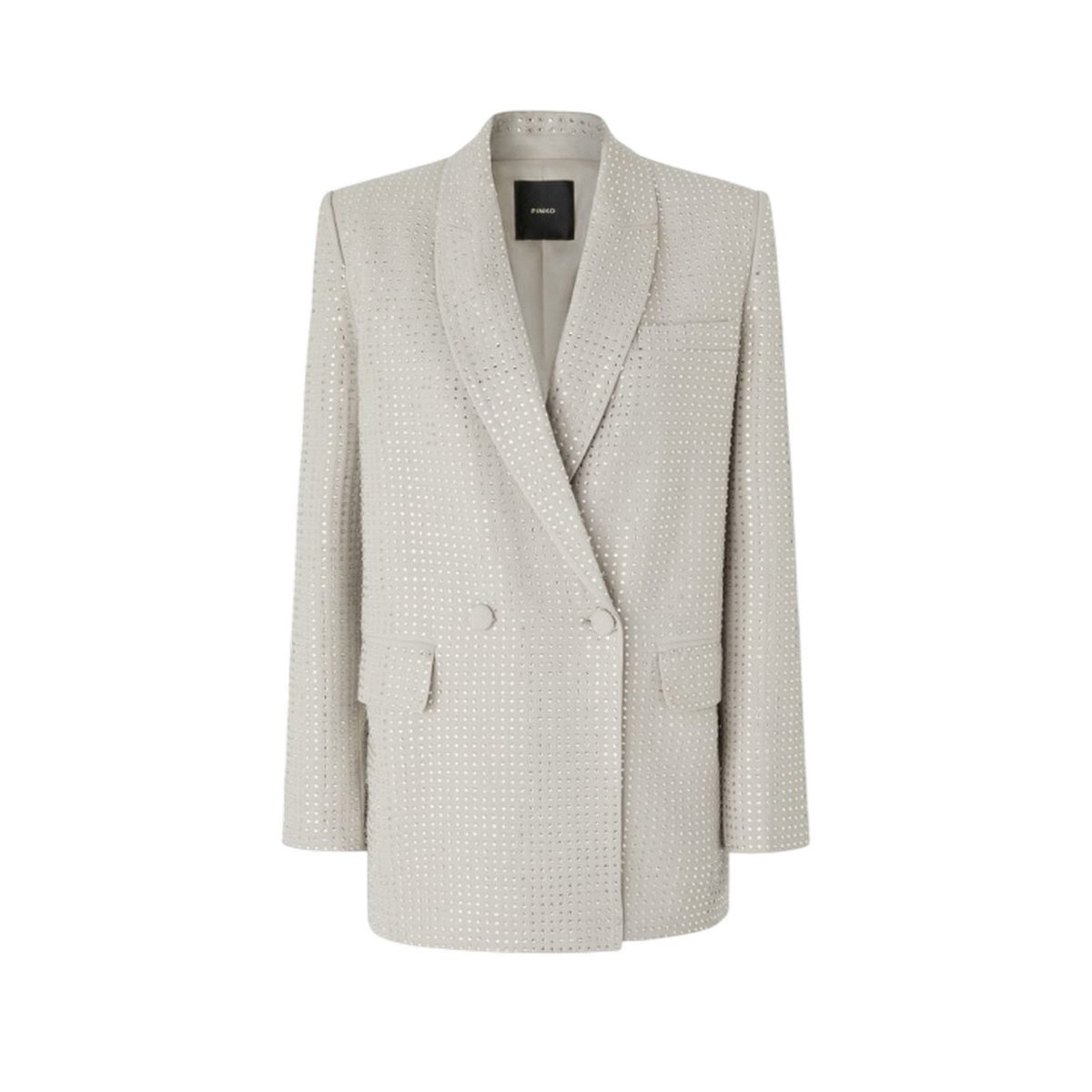 giacche donna pinko - deledda giacca tinto filo full - grigio