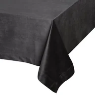 Obrusy i serwetki - Obrus EUROFIRANY Melinda 140 x 180 cm Czarny - miniaturka - grafika 1