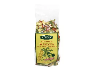 Visana Warzywa suszone z lubczykiem i rozmarynem 100g - 5903292379982 - Przyprawy i zioła sypkie - miniaturka - grafika 1