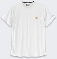 Koszulki męskie - Koszulka Carhartt Force Mid Pocket White - miniaturka - grafika 1