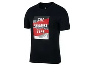 Koszulki męskie - Nike Air Jordan Sportswear Heritage Tee Black - miniaturka - grafika 1