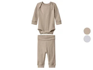 lupilu® Zestaw niemowlęcy z biobawełny, 2 elementy - Body dla niemowląt lupilu® Zestaw niemowlęcy z biobawełny, 2 elementy - Body dla niemowląt - miniaturka - grafika 1