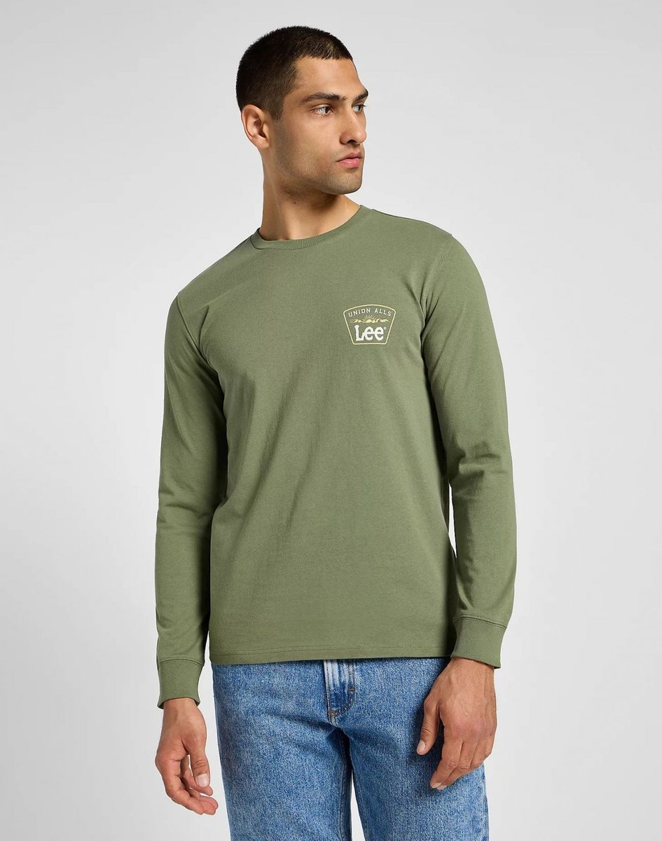 t-shirt uomo lee 112355895 mercantile green