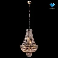 Lampy sufitowe - Casablanca Eurostar lampa wisząca 6-punktowa 3147/6 AB - miniaturka - grafika 1