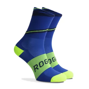 Skarpetki sportowe unisex Rogelli Buzz, antybakteryjne - Skarpetki kolarskie - miniaturka - grafika 1