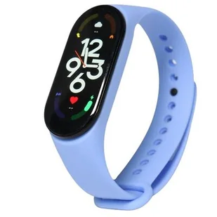Pasek DEVIA Deluxe Sport do Xiaomi Mi Band 5/Mi Band 6/Mi Band 7 Niebieski - Akcesoria do smartwatchy - miniaturka - grafika 1