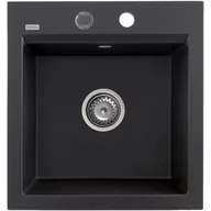 Zlewozmywaki - Kernau KGS M 45 1B Black Metallic - miniaturka - grafika 1