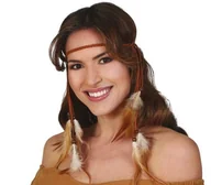 Dodatki do strojów karnawałowych - Opaska Indianki Z Piórkami - miniaturka - grafika 1