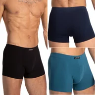 Majtki męskie - BOKSERKI MĘSKIE Lama Wygodne Bawełniane Majtki Szorty Klasyczne 2-PAK - L - miniaturka - grafika 1