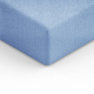 Spod Igły i Nitki Prześcieradło Frotte z gumką 160x200 cm niebieskie - Prześcieradła - miniaturka - grafika 1