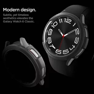 Spigen Liquid Air Samsung Galaxy Watch 6 Classic 47 mm czarny/matte black ACS06394 - Akcesoria do smartwatchy - miniaturka - grafika 24