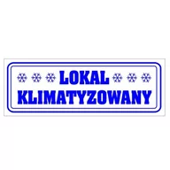 Przybory szkolne - Naklejka 210X80 Lokal Klimatyzowany - miniaturka - grafika 1