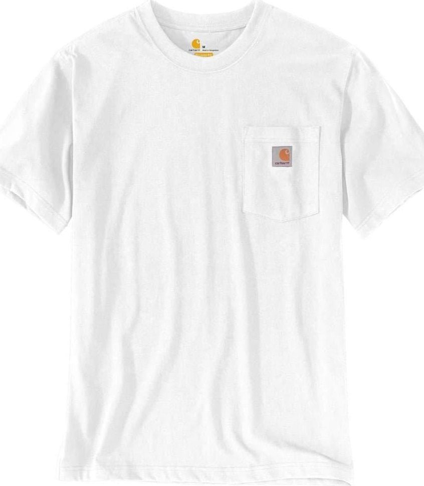 Carhartt Koszulka Carhartt Workwear Pocket S/S White