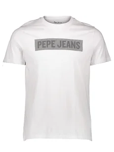 Pepe Jeans Koszulka w kolorze białym - Koszulki męskie - miniaturka - grafika 1