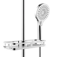 Półki łazienkowe - Półka prysznicowa z uchwytem na słuchawkę, Libertà, WENKO - miniaturka - grafika 1