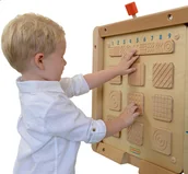 Tablice dla dzieci - Masterkidz Sensoryczna Tablica Ścienna Rozpoznawanie Faktury Powierzchni Masterkidz Flex ME06899 - miniaturka - grafika 1