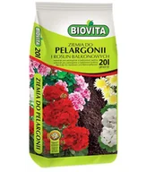 Ziemia ogrodowa - Biovita Ziemia do pelargonii i roślin balkonowych 20l - miniaturka - grafika 1