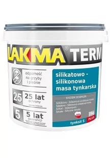 Tynk silikatowo-silikonowy 1,5mm Lakma baza TR 25 kg - Tynki - miniaturka - grafika 1