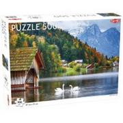 Puzzle - Tactic Puzzle Swans on a Lake 500 - - miniaturka - grafika 1