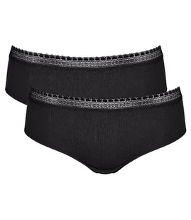 2 X Majtki Damskie Sloggi Go Ribbed R Hipster C2P-L - Majtki damskie - miniaturka - grafika 1