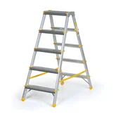 Pozostałe wyposażenie warsztatu - Aluminiowe stopnie dwustronne ALVE EUROSTYL, 2x5 stopni, wysokość 1,04 m - miniaturka - grafika 1