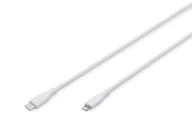 Kable USB - DIGITUS Kabel przyłączeniowy USB 2.0 typ C-Lightning silikonowy 0,5mW - miniaturka - grafika 1