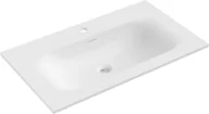 Umywalki - Mexen Vela umywalka wpuszczana w blat 81 x 46,5 cm, biała mat - 25238001 - miniaturka - grafika 1