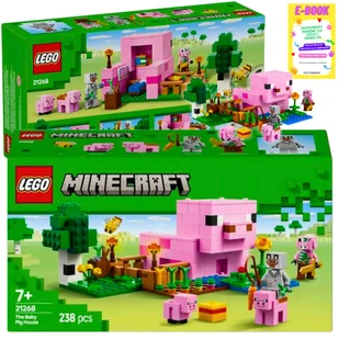 LEGO MINECRAFT - DOM PROSIACZKA 21268 KLOCKI PREZENT + EBOOK - Klocki - miniaturka - grafika 1