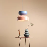 Lampy sufitowe - ALDEX Lampa wisząca Tula, koral/niebieski, metalowy klosz - miniaturka - grafika 1