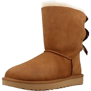 UGG Bailey Bow II Botki/Buty Za Kostkę Kobiety Beżowy - 40 - Buty Za Kostkę Shoes - Botki damskie - miniaturka - grafika 1