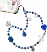 Plecaki - ZAWIESZKA BRELOCZEK DO KLUCZY PLECAKA ETUI TELEFONU WAŻKA GRANATOWA - miniaturka - grafika 1