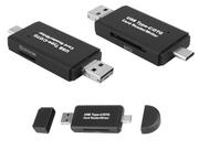 Czytniki kart pamięci - Czytnik kart 5w1 SD / microSD / USB / USB-C / microUSB. - miniaturka - grafika 1