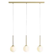 Lampy sufitowe - Kuchenna lampa wisząca Bosso 1087E_40 Aldex kulke szklane złota - miniaturka - grafika 1