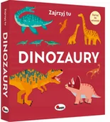 Książki edukacyjne - Zajrzyj tu. Dinozaury. Książka z okienkami - książka - miniaturka - grafika 1
