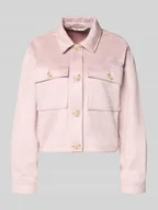 Kurtki damskie - Kurtka w skórzanym wyglądzie o kroju regular fit z kieszeniami z klapką na piersi model 'BELICIA LIFE' - miniaturka - grafika 1