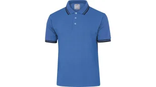 Delta Plus Polo 100% bawełna 200 G/M2 kolor niebieski rozmiar 3XL AGRABL3X AGRABL3X - Odzież robocza - miniaturka - grafika 1