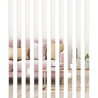 Lustra - NAKLEJKI ŚCIENNE LUSTRZANE PASY SREBRNE LUSTRO NAKLEJANE PRZYKLEJANE x10 - miniaturka - grafika 1