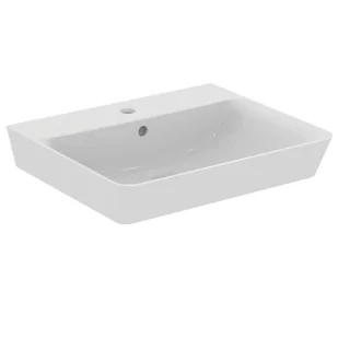 Ideal Standard Connect Air - Zlewozmywak Cube 55x46x16 cm z przelewem i otworem na baterię, kolor biały E029901 - Umywalki - miniaturka - grafika 1