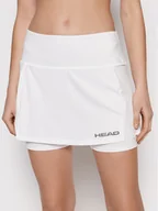 Tenis ziemny - Head Spódnica tenisowa Club Basic 814399 Biały Regular Fit - miniaturka - grafika 1